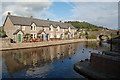 Cottages beside Brecon Canal