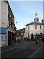 Looking along the High Street towards the "Pepperpot"