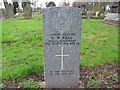 NZ3364 : Commonwealth War Grave in Jarrow Cemetery (WW1-03) by Vin Mullen