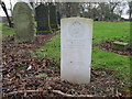 NZ3364 : Commonwealth War Grave in Jarrow Cemetery (WW1-13) by Vin Mullen