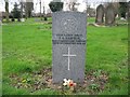NZ3364 : Commonwealth War Grave in Jarrow Cemetery (WW1-24) by Vin Mullen