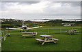 Light aircraft parking area, St Mary