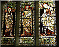 Stained glass window, St Andrew