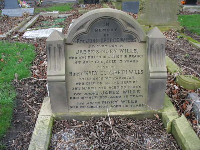 Commonwealth War Grave in Jarrow Cemetery (WW1-46)