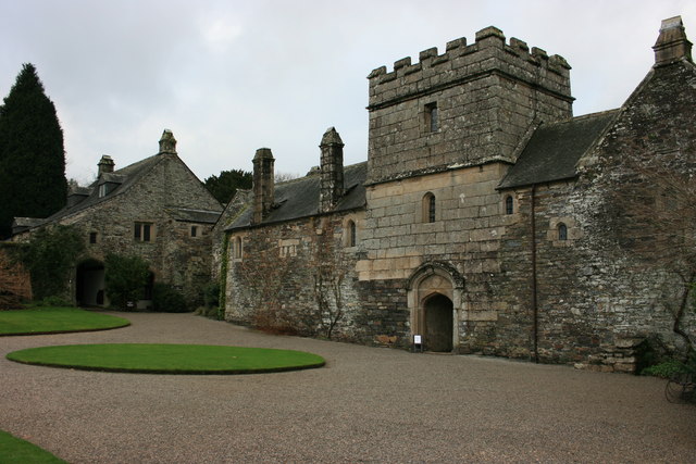 Cotehele House, south front