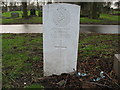 NZ3364 : Commonwealth War Grave in Jarrow Cemetery (WW2-24) by Vin Mullen