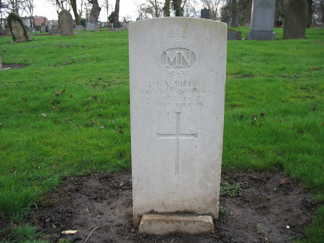 Commonwealth War Grave in Jarrow Cemetery (WW2-33)