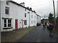 NY7743 : Terraced houses in Nenthead, Cumbria by Philip Barker