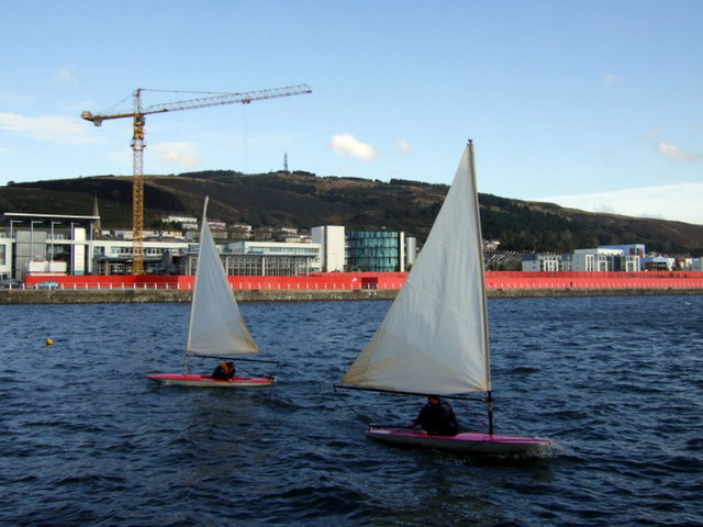 Prince of Wales dock and Kilvey Hill