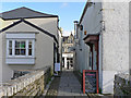 Alley off the old town bridge to the northeast - Bridgend