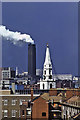 TQ3279 : Bankside power station and St George the Martyr church by Robin Webster