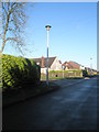 Approaching the junction of  London Road and Claire Gardens