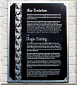 Entries plaque, Belfast