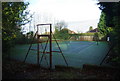 Tennis Court by the footpath, Langton Green