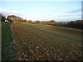 Wintry Chipping Campden from part of the Cotswold Way