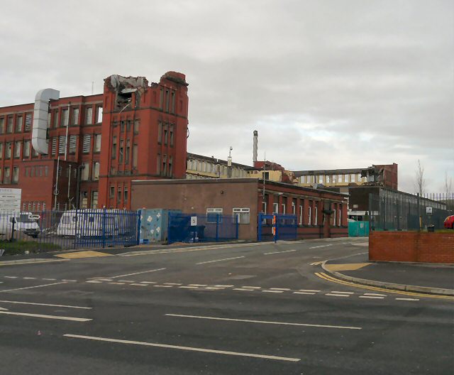 Demolition of Hyde Mill