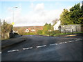 Looking from London Road into Blackberry Close