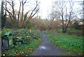 Footbridge across the River Len