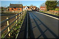 Access road to new housing in Stoke Orchard