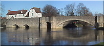 SU4996 : The bridge at Abingdon over the River Thames by Sarah Charlesworth