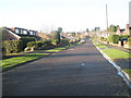 Looking westwards along Maple Crescent