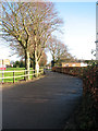 Driveway into Wymondham College