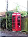 K6 telephone box by the Old Post Office