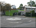 Ty Pwca / Ty Trappa / Five Locks mini-roundabout, Cwmbran