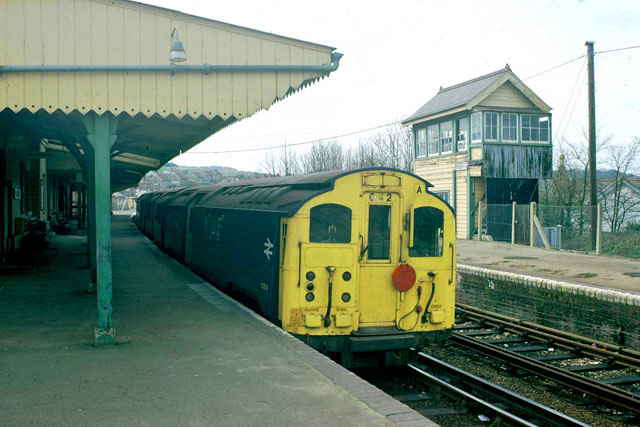 Shanklin station - train and signalbox,... © Robin Webster :: Geograph ...