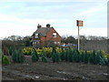 Solitary house alongside the A46