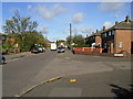 Barbridge Road, Bulkington at its junction with Staples Close