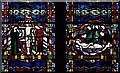 St Etheldreda, Ely Place, London EC1 - Detail from nave window