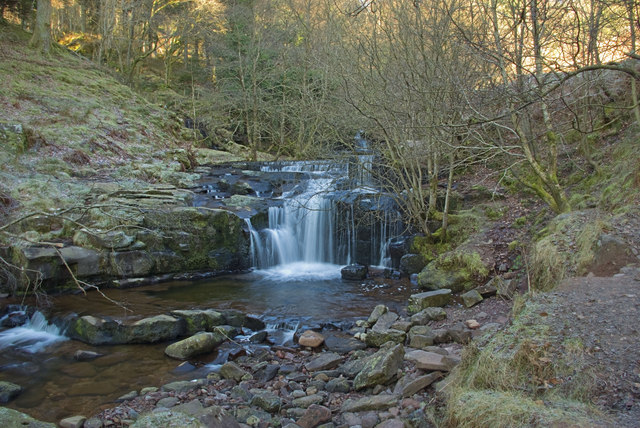 Waterfall on the Afon Caerfanell
