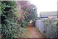 Footpath past Ledian Farm