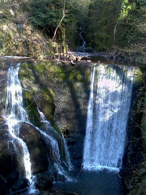 One Of The Alva Glen Waterfalls
