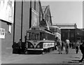 Trams in Blundell Street, Blackpool