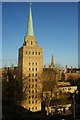 Nuffield College From Castle Mound, Oxford