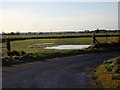 Bend in road over Eslie Moss