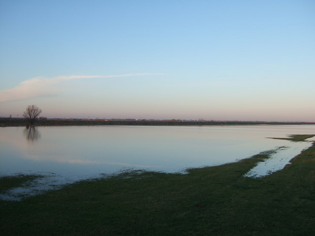 Flooded - The Ouse Washes at Sutton Gault