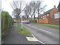 Looking northwards in Kingsland Close