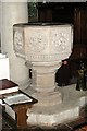 Holy Trinity, Over Worton, Oxon - Font