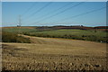 Stubble field above the Churn valley