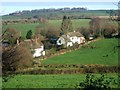 Stockleigh Pomeroy fields and houses