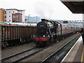 ST1875 : Ex-LMS 8F 48151 passes through Cardiff Central by Gareth James