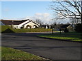 Looking from Arundel Road across Broadlands Avenue to Breamore Close