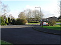 Looking from Loughwood Close into Broadlands Avenue