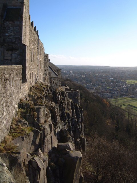 Stirling castle rock