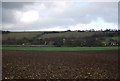 View north to Broad Street & The North Downs