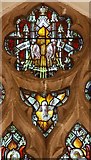TL7789 : St Mary, Weeting, Norfolk - East window detail by John Salmon