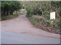 Private road to Gravetye Manor